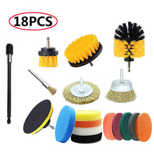 Load image into Gallery viewer, UNTIOR Power Scrubber Brush Set Car Polisher Bathroom Cleaning Kit - sunnydayhomedecorboutique
