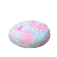 Load image into Gallery viewer, Donut Dog Bed Warm Soft Long Plush Pet Cushion - sunnydayhomedecorboutique
