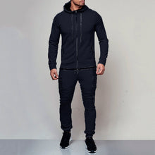 Load image into Gallery viewer, 2 pieces Autumn Running tracksuit men Sweatshirt Sports - sunnydayhomedecorboutique
