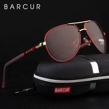 Load image into Gallery viewer, BARCUR Aluminum Vintage Men&#39;s Sunglasses - sunnydayhomedecorboutique
