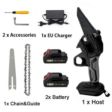 Load image into Gallery viewer, 6 Inch Removable Mini Pruning Electric Chainsaw
