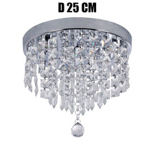 Load image into Gallery viewer, Luxury 2 Layer K9 Crystal LED Ceiling Lamps For Living Room Indoor Chandelier Lights - sunnydayhomedecorboutique
