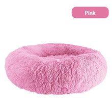 Load image into Gallery viewer, Donut Dog Bed Warm Soft Long Plush Pet Cushion - sunnydayhomedecorboutique
