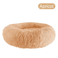 Load image into Gallery viewer, Donut Dog Bed Warm Soft Long Plush Pet Cushion - sunnydayhomedecorboutique
