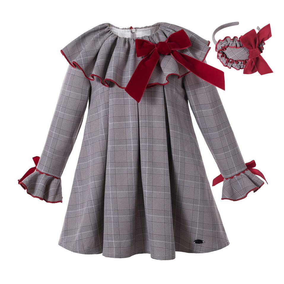 Pettigirl 2022 Winter Kids Christmas Luxury Designer Brithday Party Princess Short Dress Clothing for Toddler Girl Clothes 2-14Y - sunnydayhomedecorboutique
