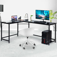 Load image into Gallery viewer, L Shaped Desk Corner Computer Desk PC Laptop Gaming Table Workstation - sunnydayhomedecorboutique
