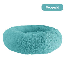 Load image into Gallery viewer, Donut Dog Bed Warm Soft Long Plush Pet Cushion - sunnydayhomedecorboutique
