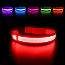 Load image into Gallery viewer, MASBRILL Light Dog Collar USB Charging Rechargeable Waterproof - sunnydayhomedecorboutique
