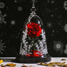 Load image into Gallery viewer, Valentine Gifts Beauty and The Beast Preserved Roses In Glass Forever Eternal Rose Flowers Wedding Valentine Gift for Girlfriend
