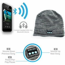 Load image into Gallery viewer, Bluetooth Beanie V5.0 Bluetooth Hat Wireless Earphone
