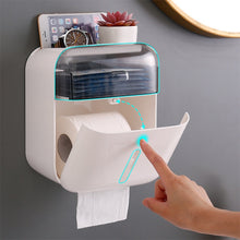 Load image into Gallery viewer, Toilet Paper Roll Holder Creative Waterproof Storage Box Towel Holder Tray Tissue Box
