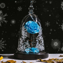 Load image into Gallery viewer, Valentine Gifts Beauty and The Beast Preserved Roses In Glass Forever Eternal Rose Flowers Wedding Valentine Gift for Girlfriend
