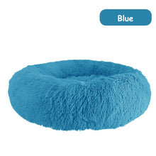 Load image into Gallery viewer, Donut Dog Bed Warm Soft Long Plush Pet Cushion - sunnydayhomedecorboutique
