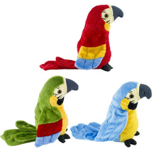 Load image into Gallery viewer, Cute Electric Talking Parrot Plush Toy Speaking Record Repeats Waving Wings
