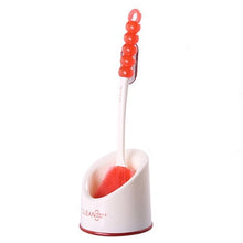 Load image into Gallery viewer, Long Handle TPR Toilet Brush Cleaning Tools Soft Brush Head
