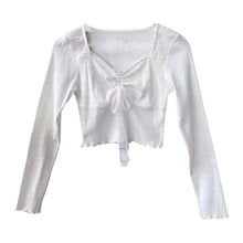 Load image into Gallery viewer, Kawaii Lolita Female Blouse Lace Japanese Sweet Long Sleeve Tops
