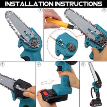 Load image into Gallery viewer, 88VF Brushless 8 Inch Electric Chain Saw Rechargeable Handheld
