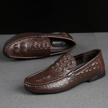 Load image into Gallery viewer, Genuine Leather Men&#39;s Loafers Slip On Casual Footwear
