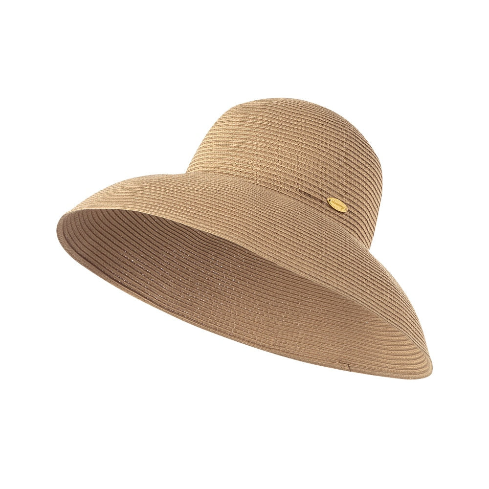 Oh! Sunny 2021 New Summer Large Brim Straw Hat UV Protection