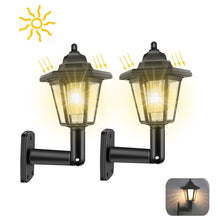 Load image into Gallery viewer, 2PCS Solar LED Light Outdoor Wall Lamp Garden Light Hexagonal
