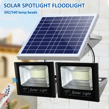 Load image into Gallery viewer, Outdoor LED Wall Lamp Solar Spotlight with Remote Control 2 Heads Split
