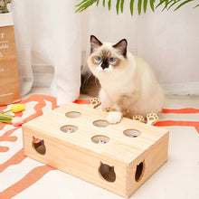 Load image into Gallery viewer, Cat Toys Interactive Whack-a-mole Solid Wood Toys
