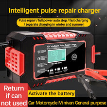 Load image into Gallery viewer, Full Automatic Car Battery Charger 12V
