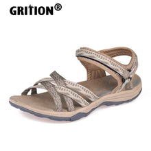 Load image into Gallery viewer, GRITION Sandals Women Summer Outdoor Casual Flat Print
