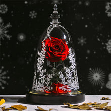Load image into Gallery viewer, Valentine Gifts Beauty and The Beast Preserved Roses In Glass Forever Eternal Rose Flowers Wedding Valentine Gift for Girlfriend
