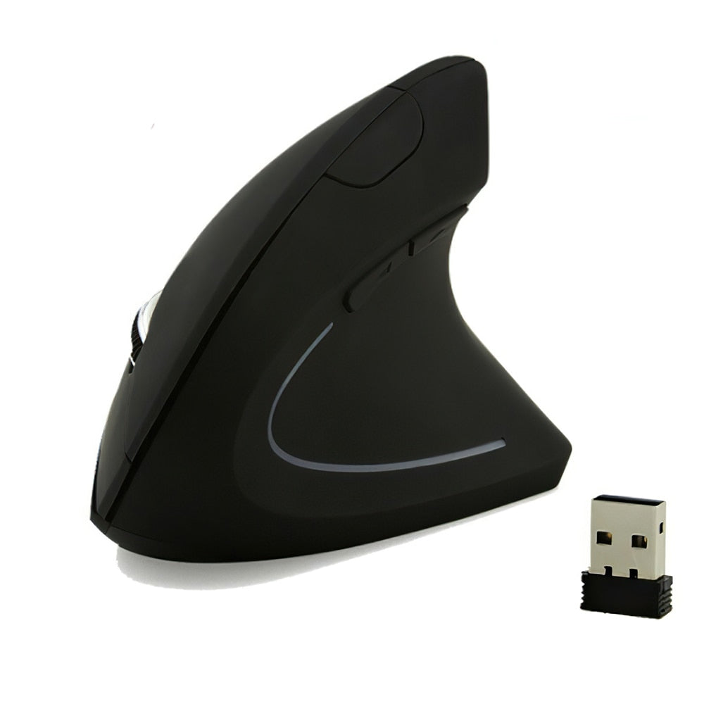 Wireless Mouse USB Computer Mice Ergonomic Desktop Upright Mouse - sunnydayhomedecorboutique