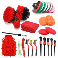 Load image into Gallery viewer, 3-37Pcs/Set Drill Brush Attachments Set cleaning brush for drill Shower Tile - sunnydayhomedecorboutique
