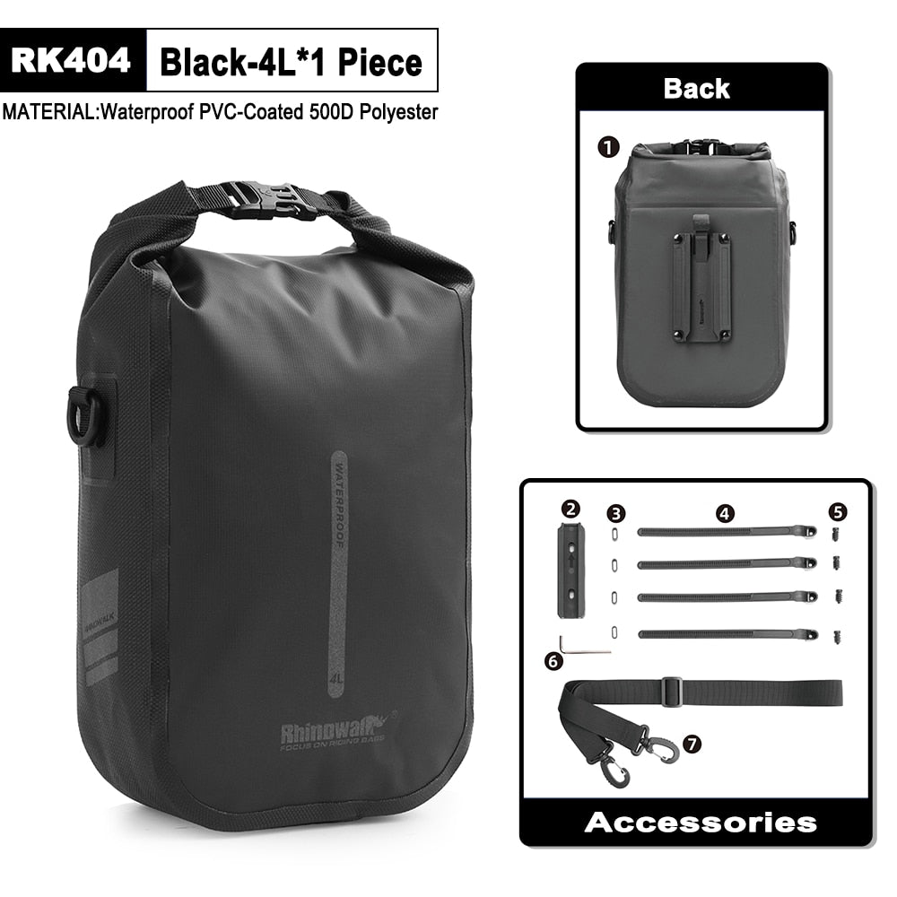 Rhinowalk 4L 6L Electric Scooter Bag Quick Release 100% Waterproof