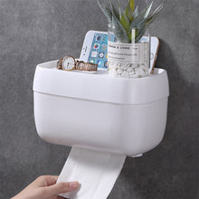 Load image into Gallery viewer, Toilet Paper Roll Holder Creative Waterproof Storage Box Towel Holder Tray Tissue Box
