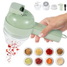 Load image into Gallery viewer, 4 In1 Electric Vegetable Cutter Multifunctional Vegetable Chopper
