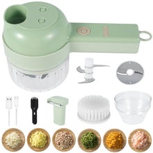 Load image into Gallery viewer, 4 In1 Electric Vegetable Cutter Multifunctional Vegetable Chopper
