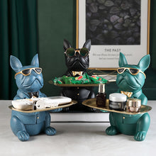 Load image into Gallery viewer, French Bulldog Sculpture Dog Statue Jewelry Storage Table Decoration - sunnydayhomedecorboutique
