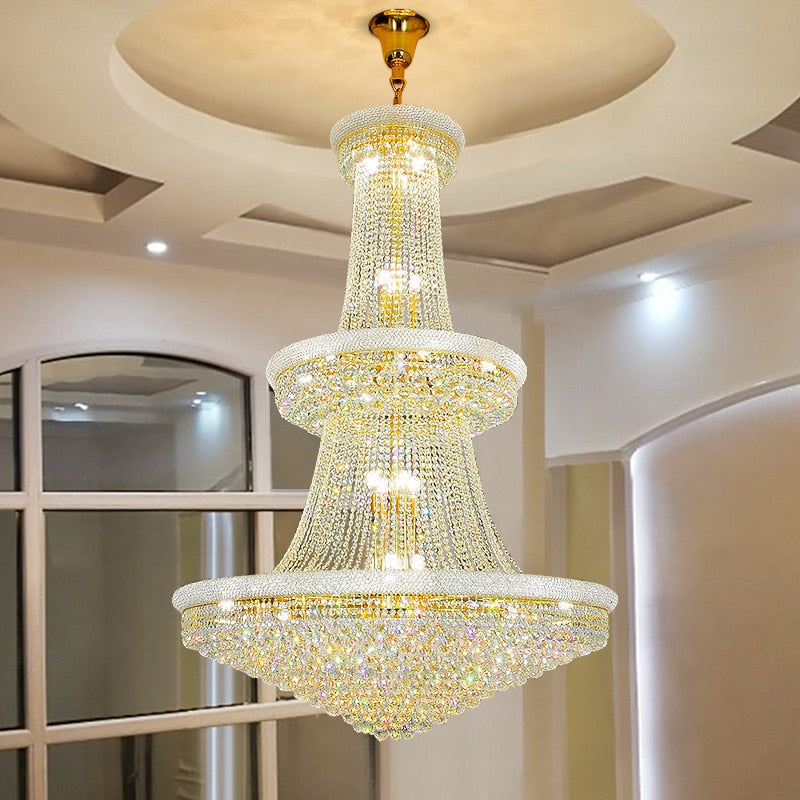 LED Pendant Light Luxury Living Room Crystal Chandelier