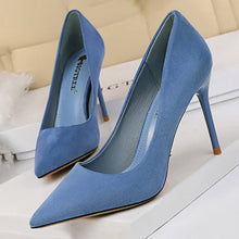 Load image into Gallery viewer, New Women Pumps Suede High Heels Shoes
