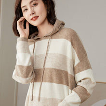 Load image into Gallery viewer, Cashmere Long Sweater Women  Knitted Long Dress Hooded
