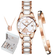 Load image into Gallery viewer, OLEVS Luxury Quartz Watch Women Waterproof Watch - sunnydayhomedecorboutique
