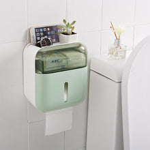 Load image into Gallery viewer, Toilet Paper Roll Holder Creative Waterproof Storage Box Towel Holder Tray Tissue Box
