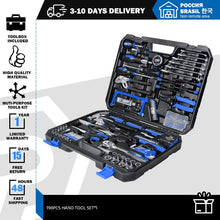 Load image into Gallery viewer, 198Pcs Hand Tool Set DIY Home Repair Tool Kit
