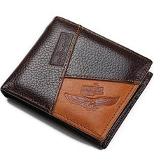 Load image into Gallery viewer, GUBINTU Genuine Leather Men Wallets Coin Pocket Zipper
