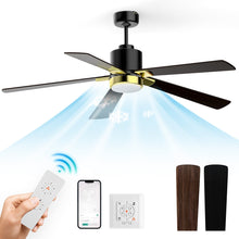 Load image into Gallery viewer, Ceiling Fan With Lights DC Motor 6 Speeds Timing Voice/APP/Remote Control
