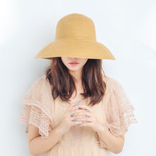 Load image into Gallery viewer, Oh! Sunny 2021 New Summer Large Brim Straw Hat UV Protection
