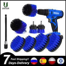 Load image into Gallery viewer, UNTIOR Power Scrubber Brush Set Car Polisher Bathroom Cleaning Kit - sunnydayhomedecorboutique
