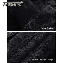 Load image into Gallery viewer, TACVASEN Oversize Winter Thicken Fleece Casual Jackets Men&#39;s Cotton Jacket
