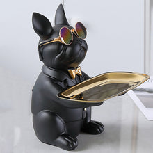 Load image into Gallery viewer, French Bulldog Sculpture Dog Statue Jewelry Storage Table Decoration - sunnydayhomedecorboutique
