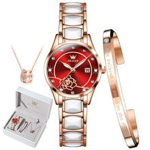 Load image into Gallery viewer, OLEVS Luxury Quartz Watch Women Waterproof Watch - sunnydayhomedecorboutique
