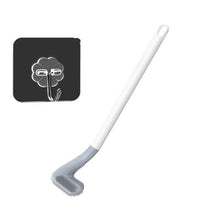 Load image into Gallery viewer, Silicone Toilet Brush Wc Quick Drying Bracket Gap Brush With Holder Flat Head Soft Bristles Cleaning Tools Bathroom Accessories

